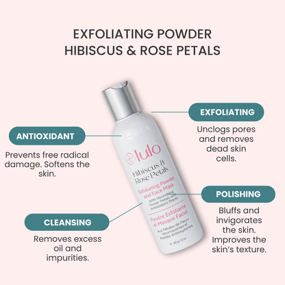 Exfoliating Powder - Hibiscus & Rose Petals