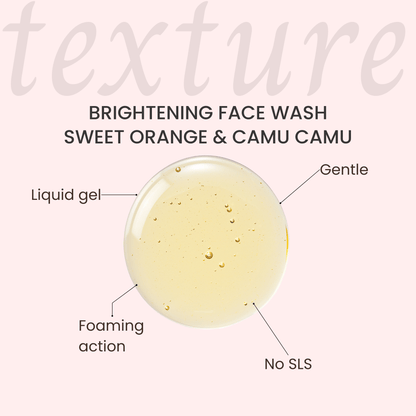 Brightening Face Wash - Sweet Orange & Camu Camu