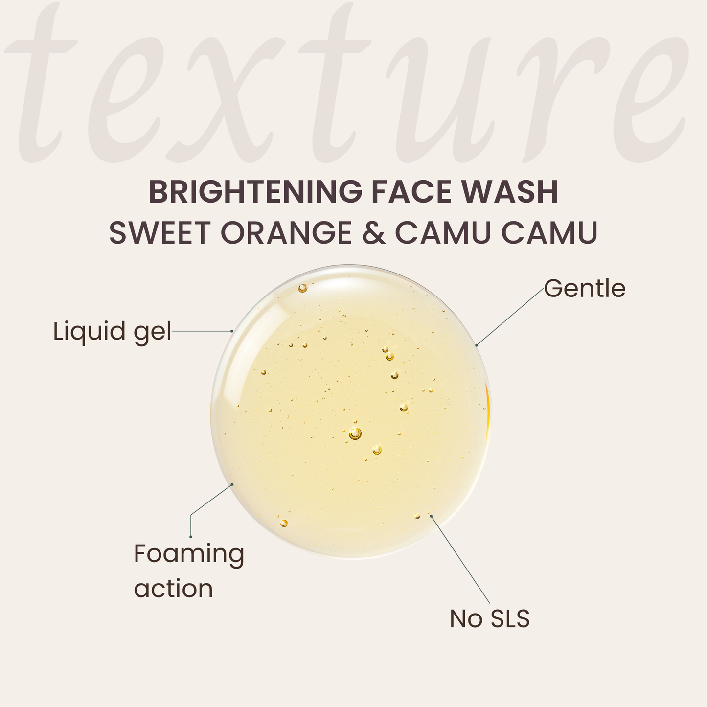 Limpiador Facial Iluminador - Naranja Dulce & Camu Camu