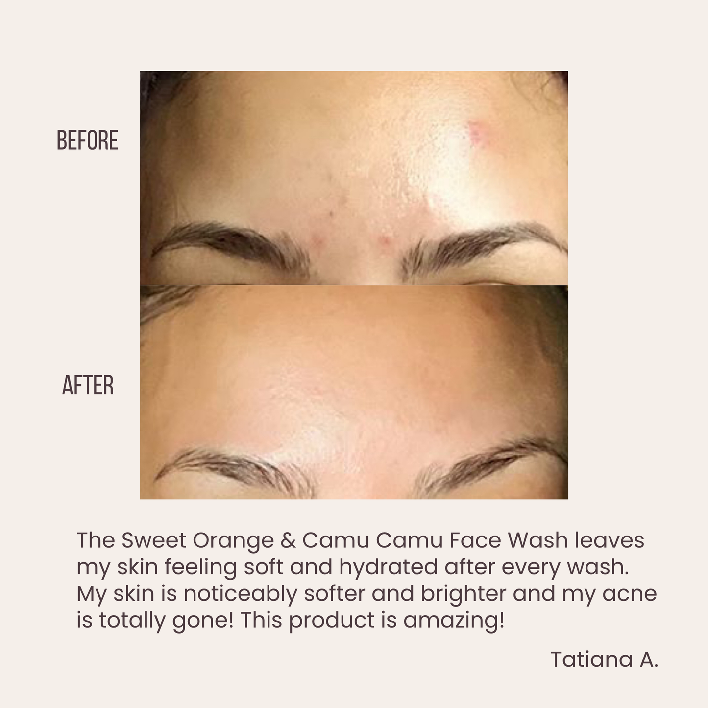 Limpiador Facial Iluminador - Naranja Dulce & Camu Camu