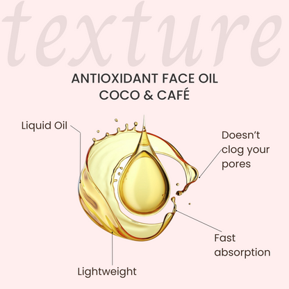 Aceite Facial de Vitamina C - Coco & Café